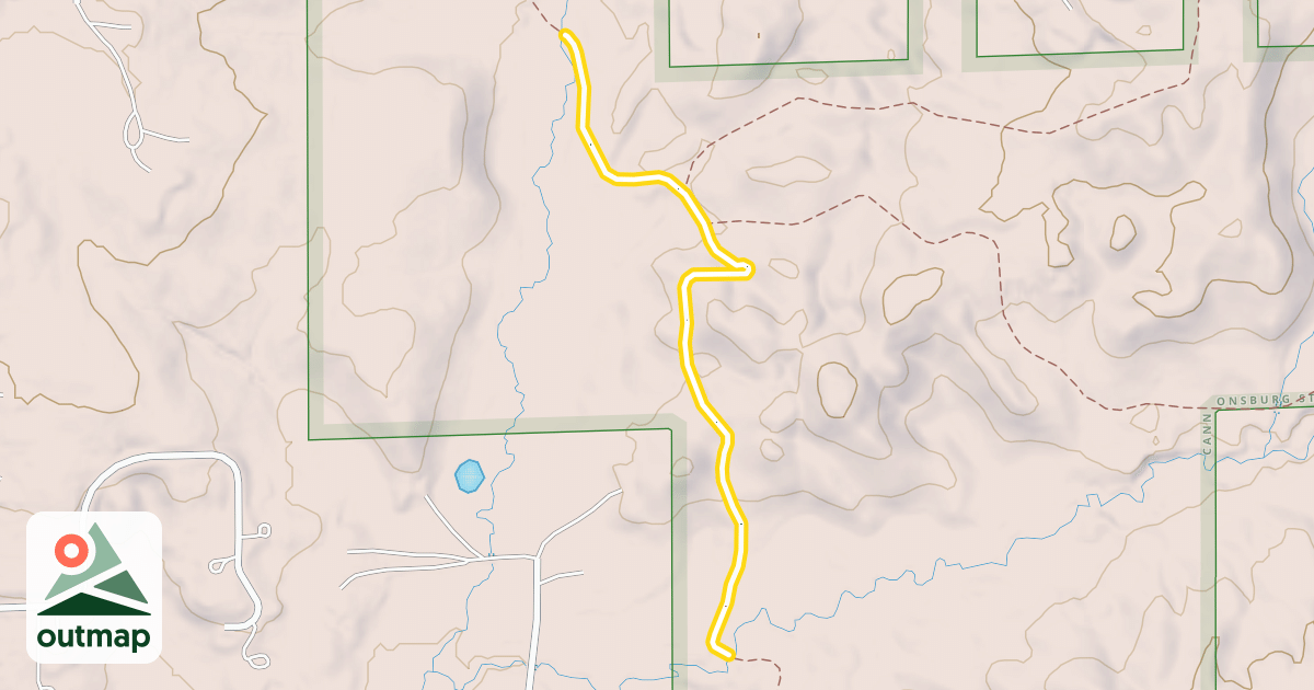 Map of Egypt Valley - Section 4