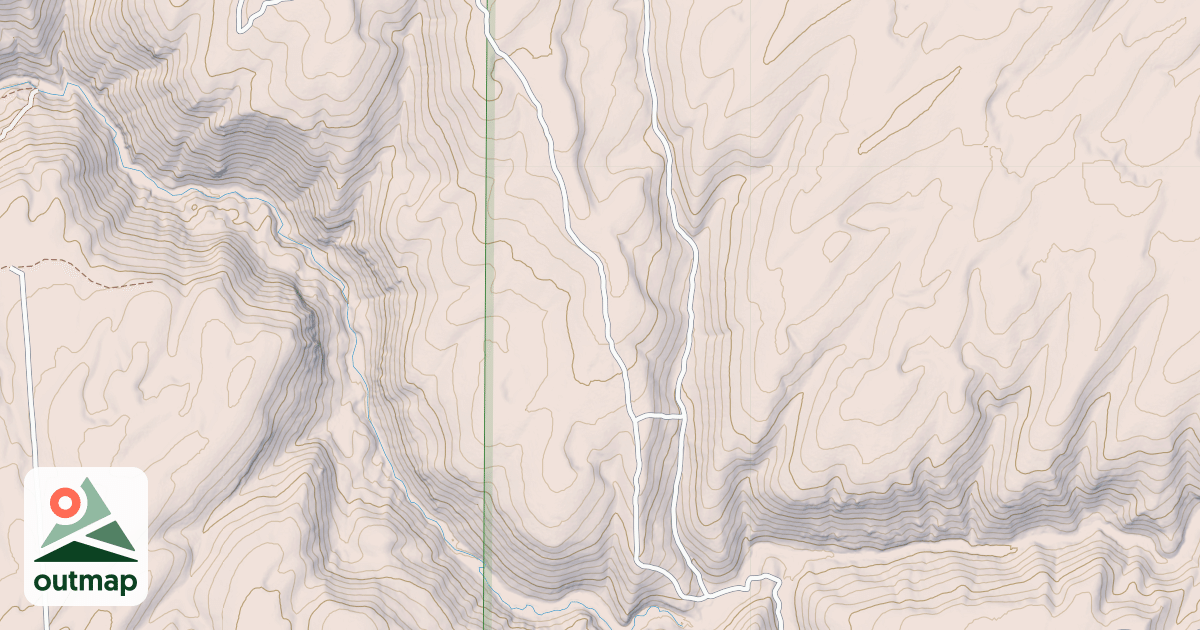 Map of FISH CREEK LOOP S MOODY
