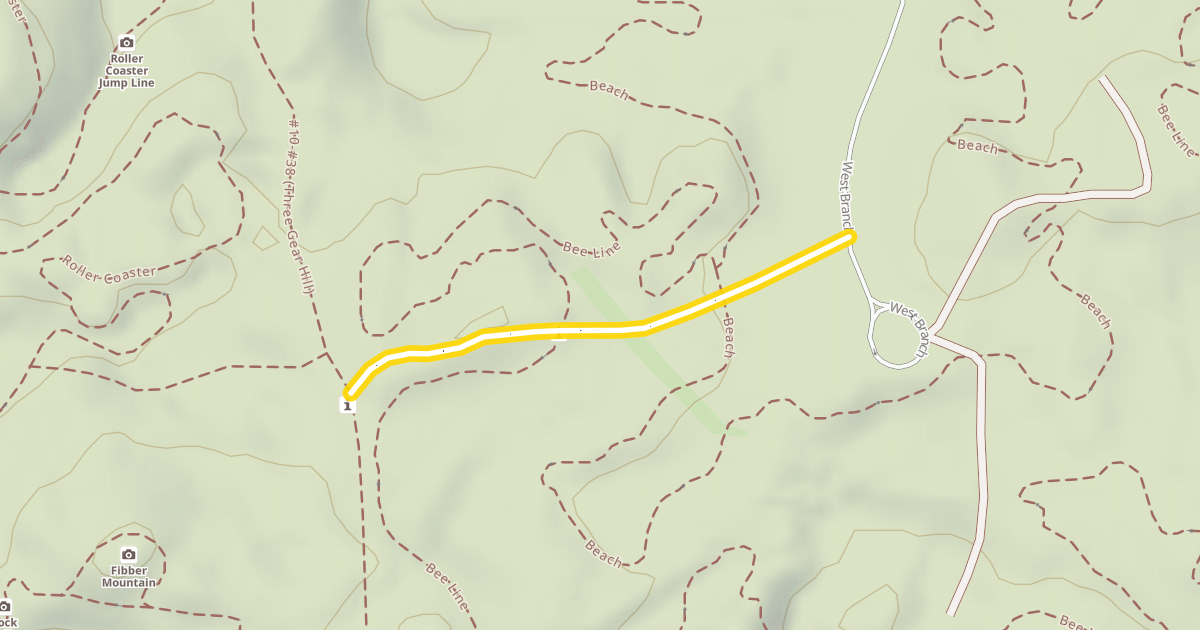 Map preview of West Branch F Parking Connector