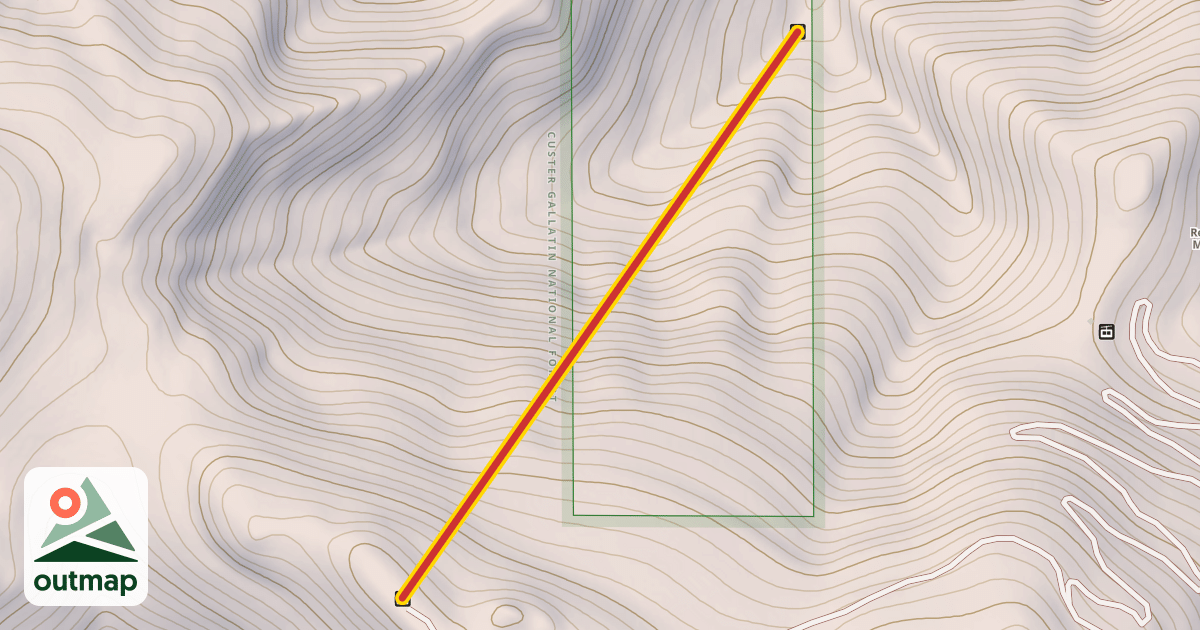 Map of Cole Creek