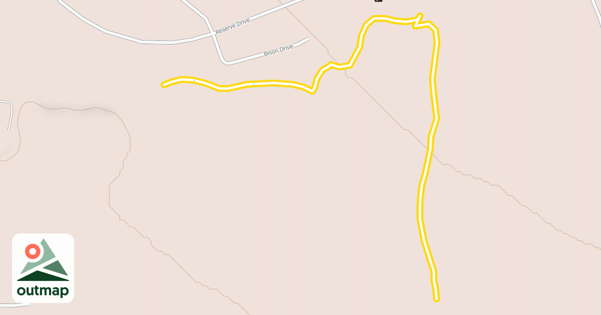 Map of Teton Reserve Nordic Trail