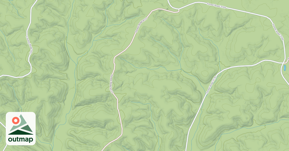 Map of BUBBLING SPRING