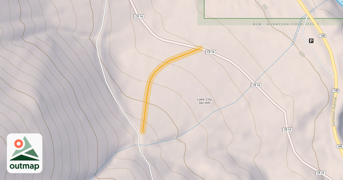 Map of Rhino's Run & Terrain Park