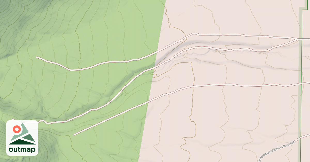Map of CLEAR CREEK TRAILHEAD