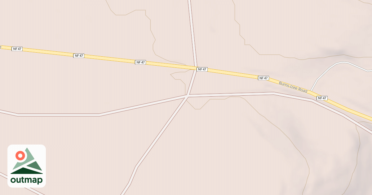 Map of Radar Hill OHV Trails