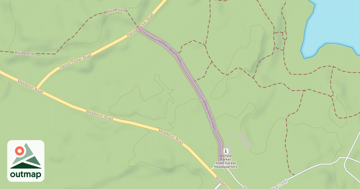 Map of Harold Parker Road