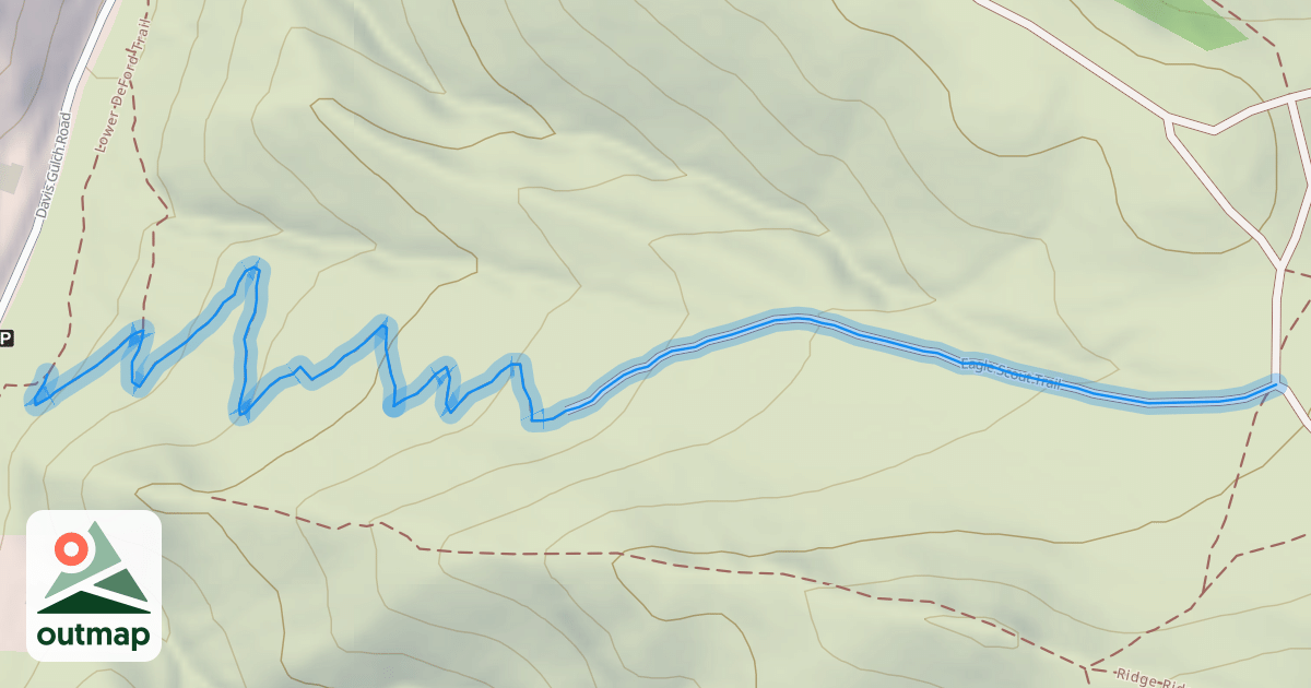 Map of Eagle Scout Trail