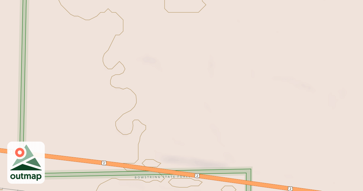 Map of HWY 2 SPUR 3027