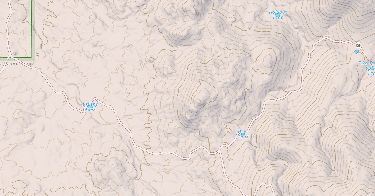 Map preview of TWO TROUGHS SPRING TANK
