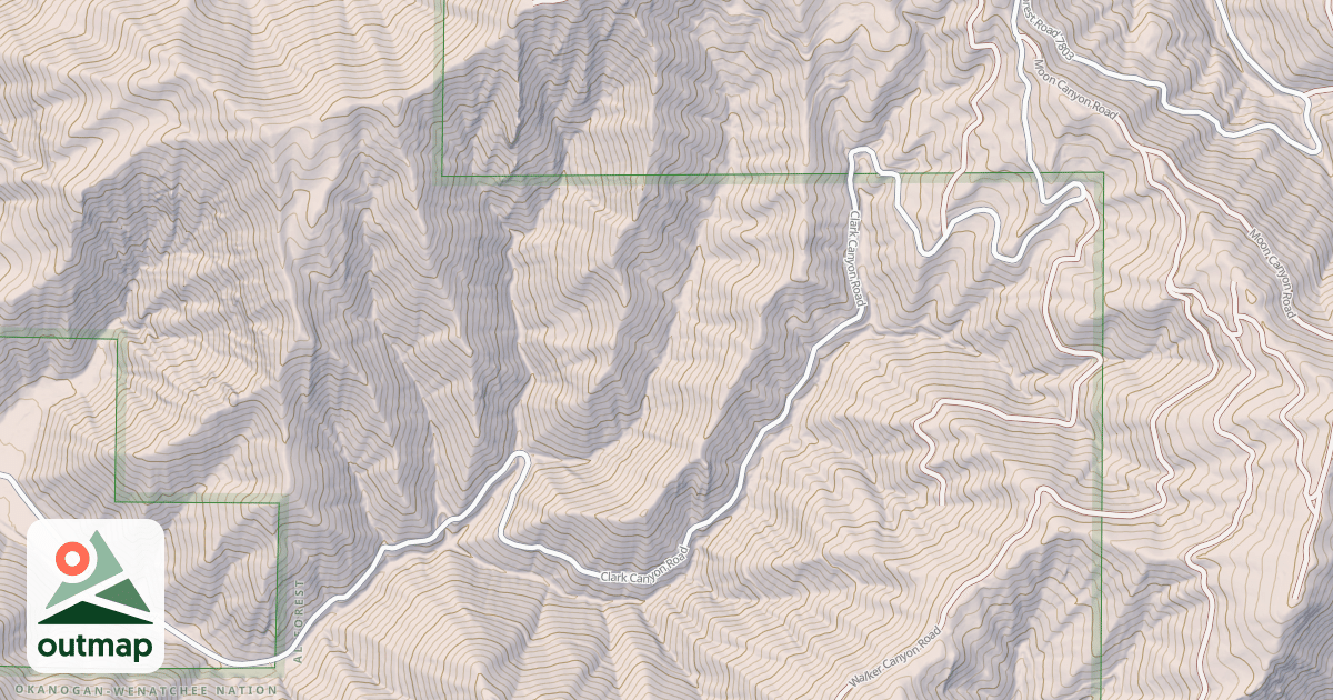 Map of CLARK CANYON