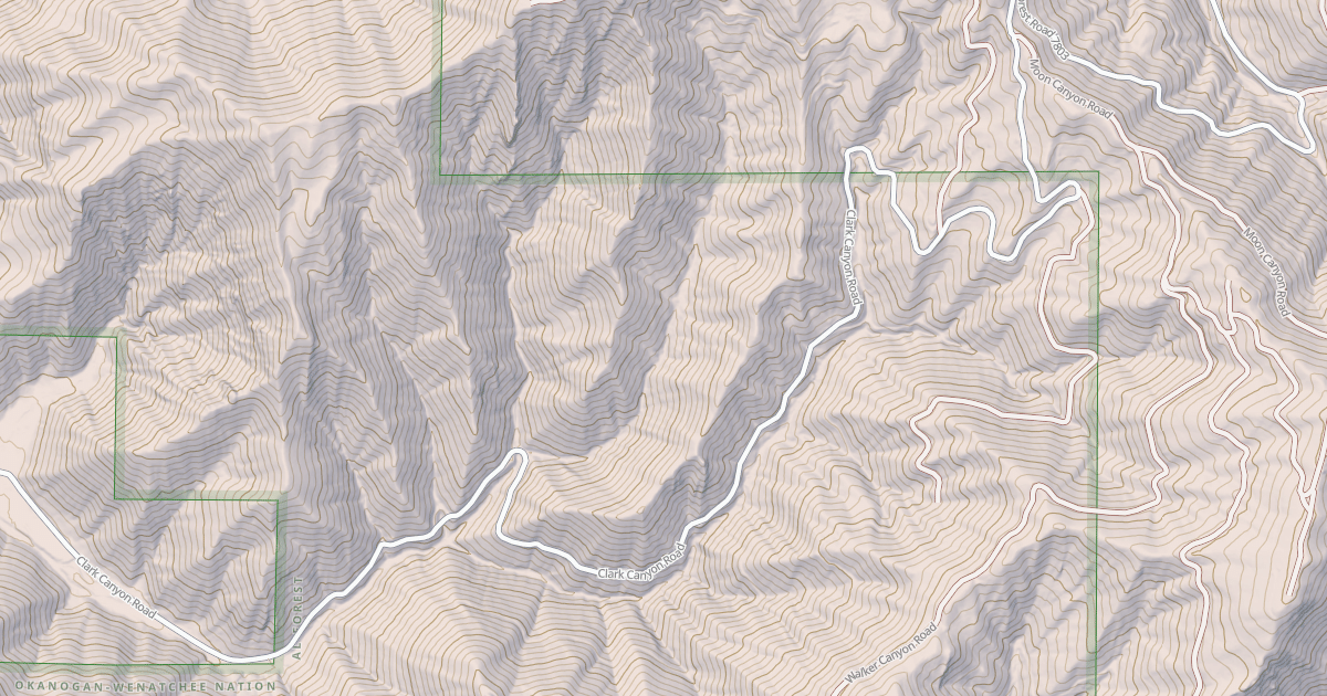 Map preview of CLARK CANYON