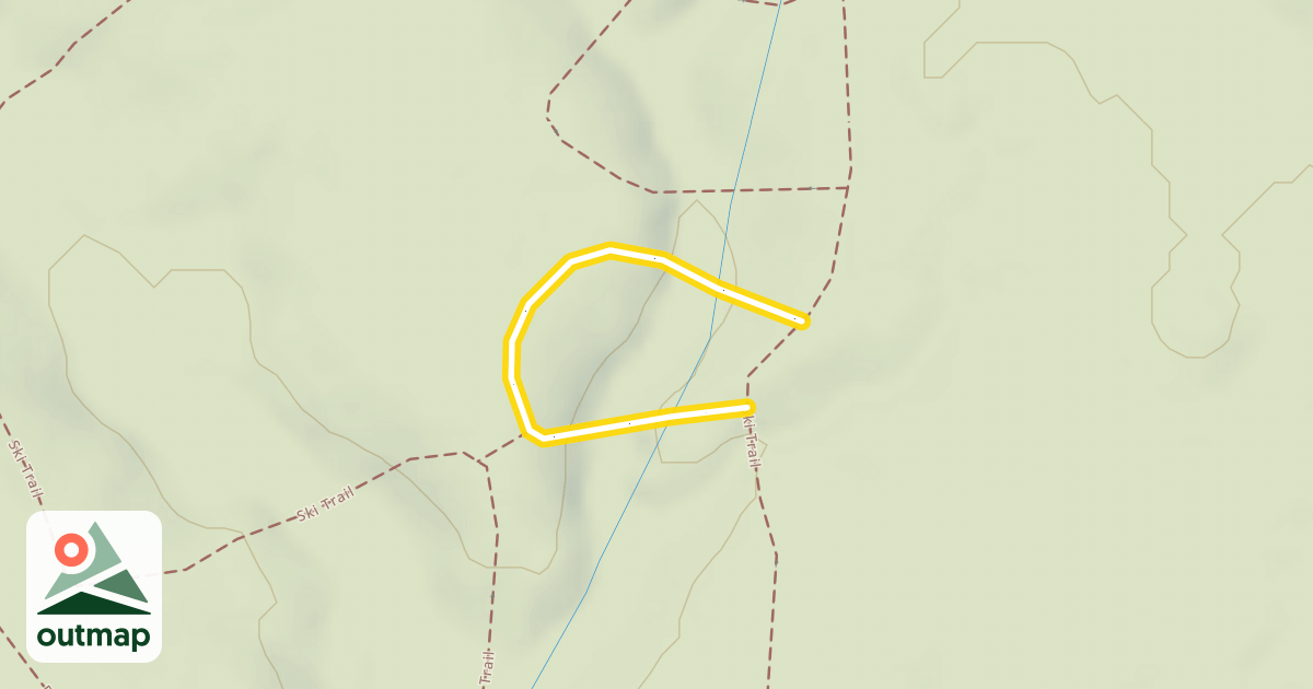 Map of Ski Trail