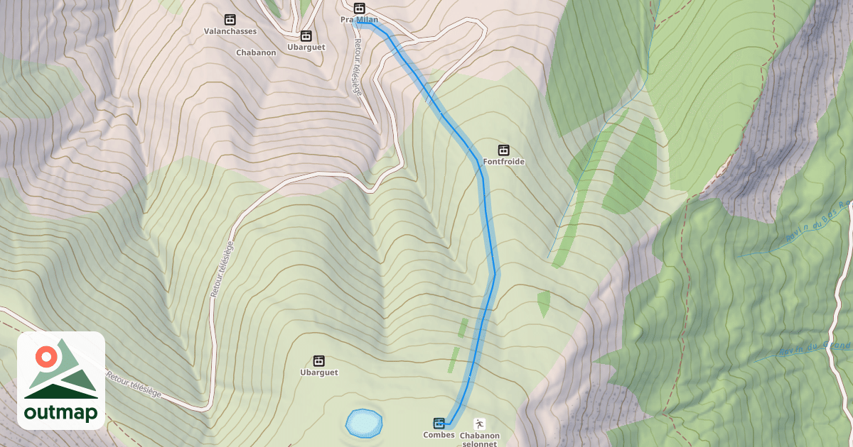Map of Le Relais