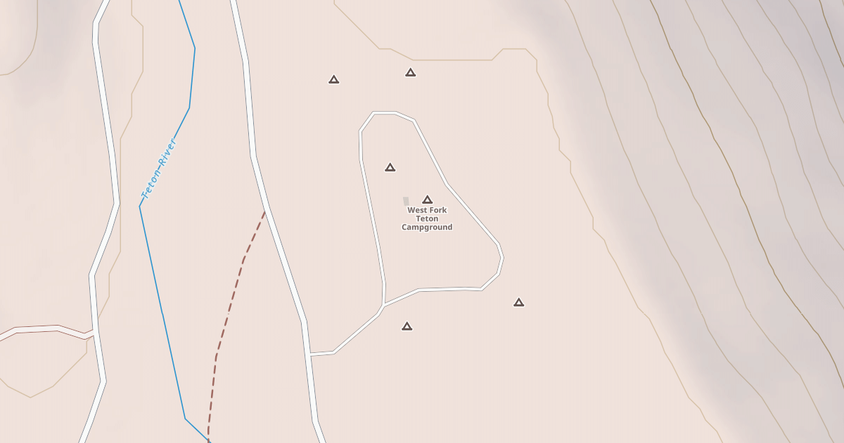 Map preview of WEST FORK CG TOILET