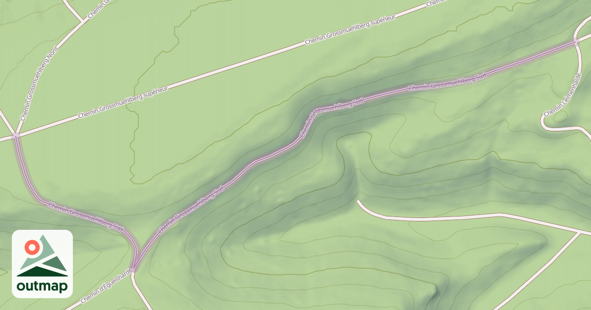 Map of Chemin Grossmuehlberg Sud