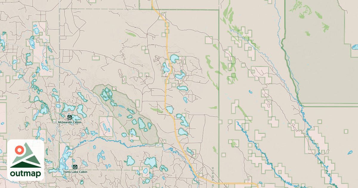 Map of HAYWIRE GRADE