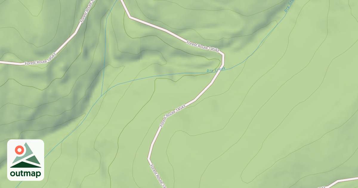 Map of DARK CANYON