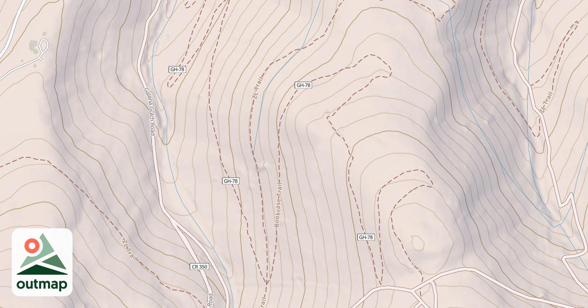 Map of Bookcase
