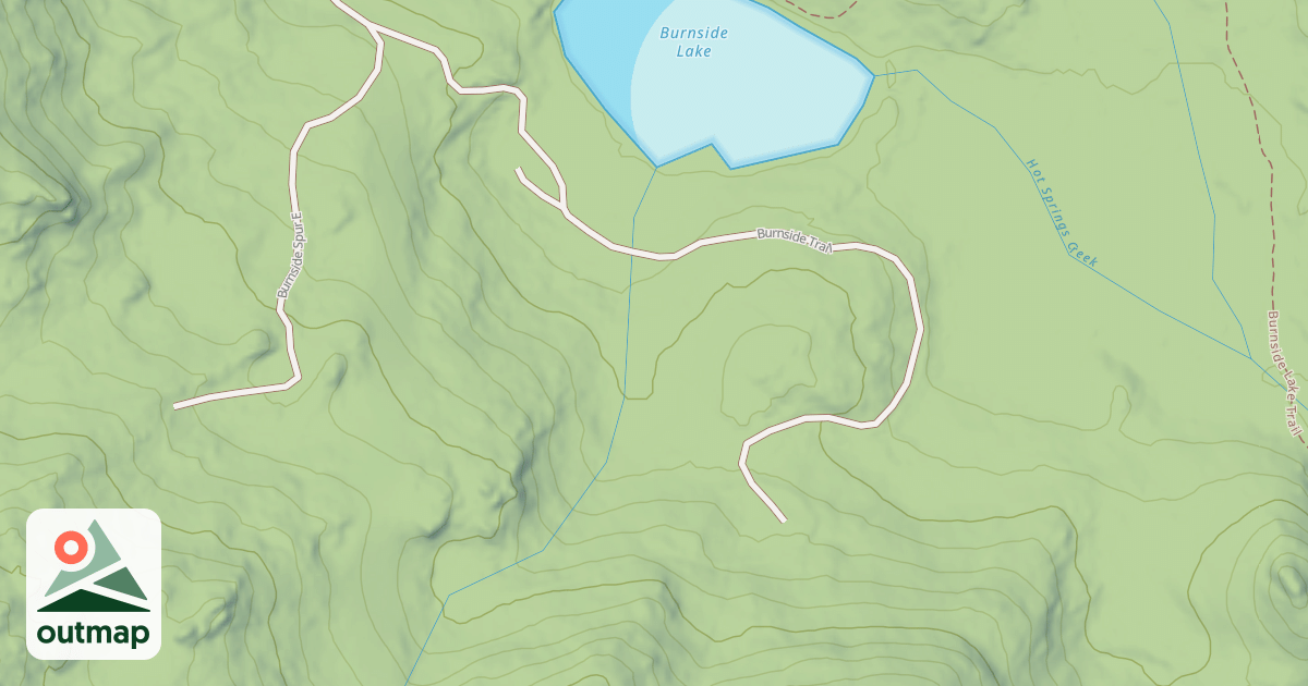 Map of BURNSIDE TRAIL