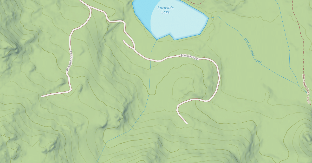 Map preview of BURNSIDE TRAIL
