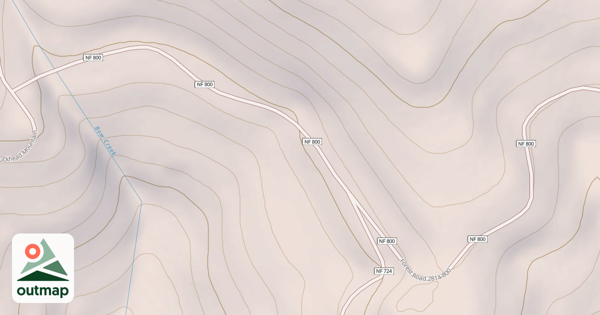 Map of BUCKHEAD RIDGE - URSA TB