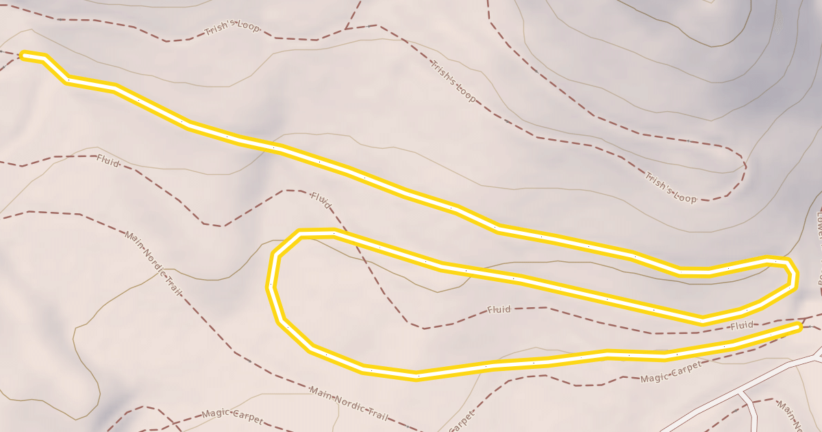 Map preview of Main Nordic Trail