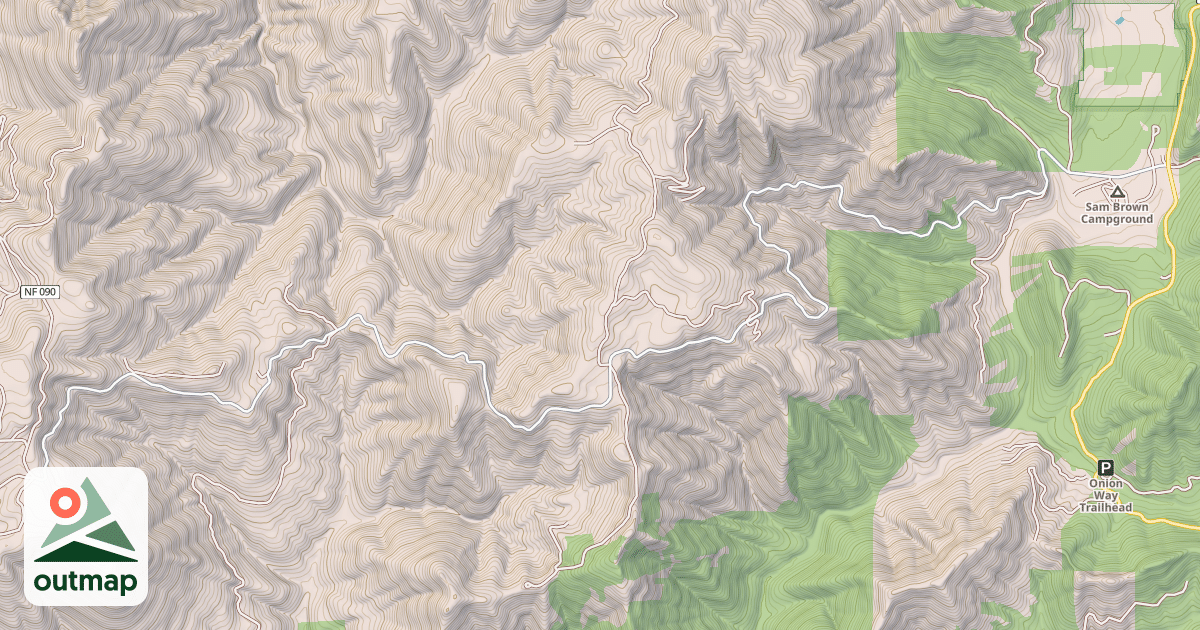 Map of FLAT TOP