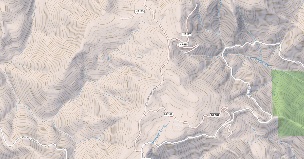 Map preview of CHROME RIDGE