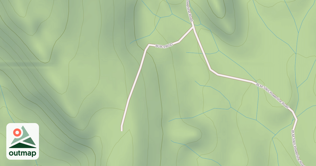 Map of BLM National GTLF Public Motorized Roads 7ae91807-d836-490c-b93c-66db2ab953b2