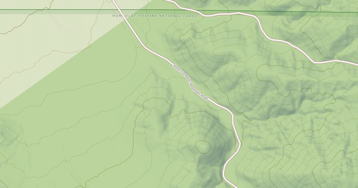Map preview of NORTH EXCELSIOR MOUNTAINS ROAD