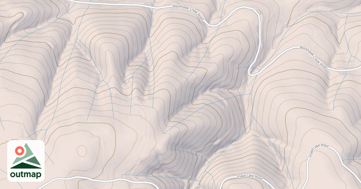 Map of BIG BLACKHAWK