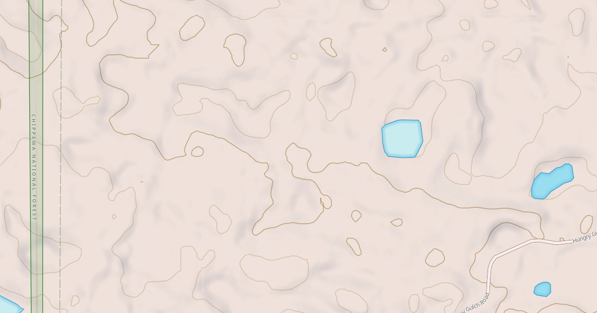 Map preview of HUNGRY GULCH SPUR DA