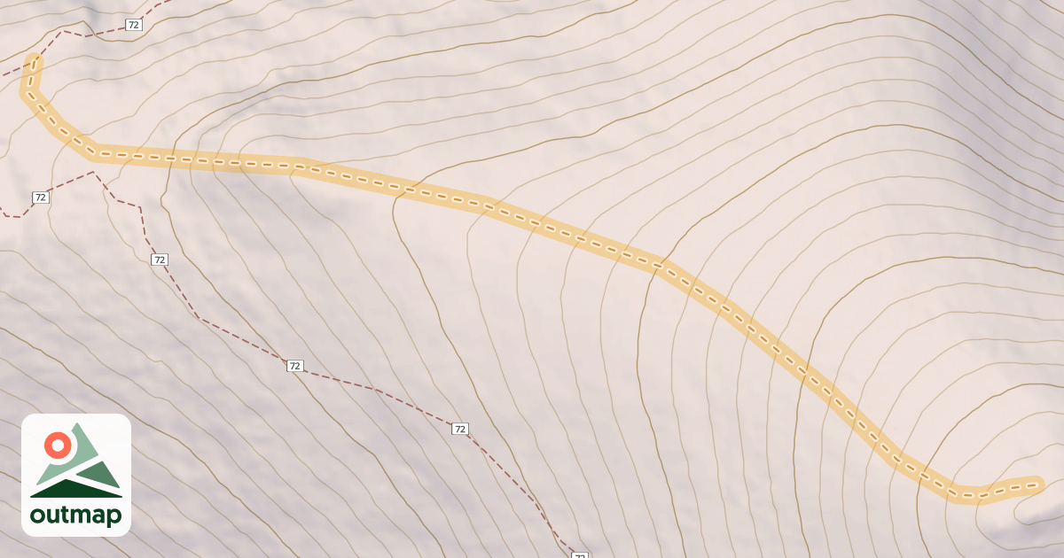 Map of Sherman Peak Ascent