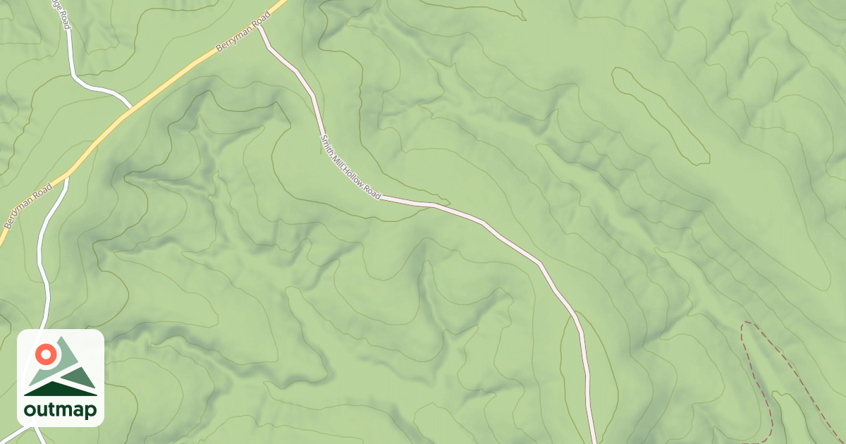 Map of SMITH MILL HOLLOW
