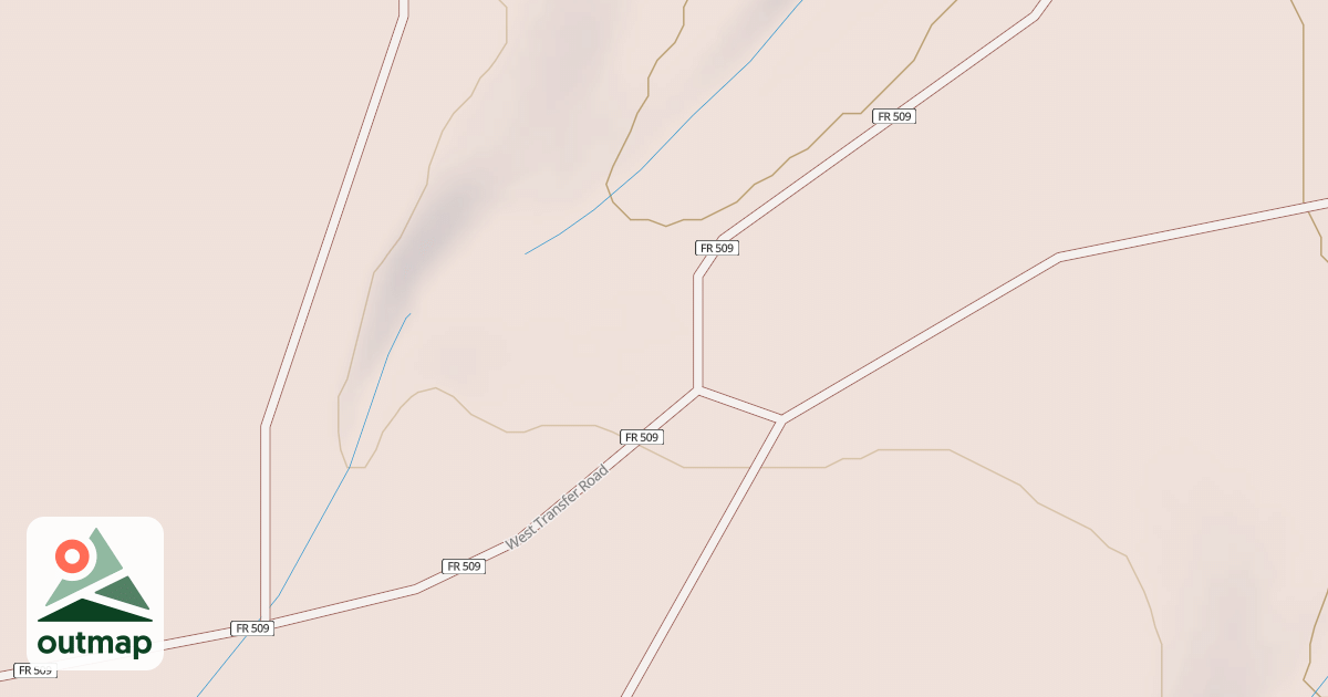 Map of BLM National GTLF Public Motorized Roads 16164bf0-0132-43ed-9b4d-333173726dee