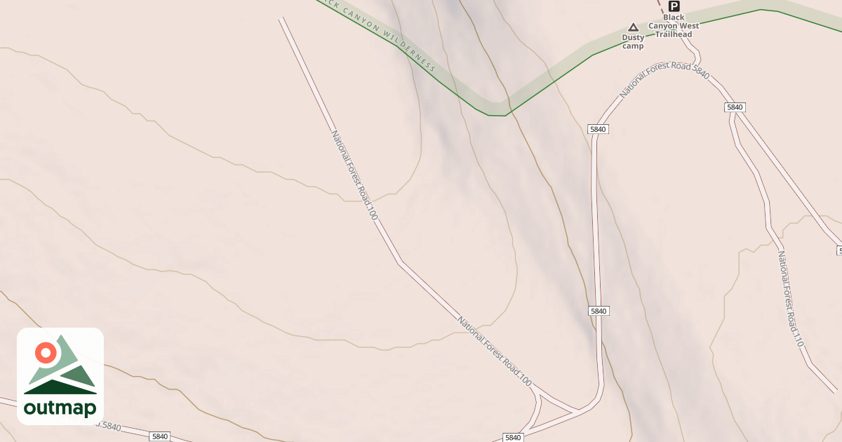 Map of USFS National Forest System Roads {1A07549F-6F34-47CC-958B-6CBE4D6EE1A3}
