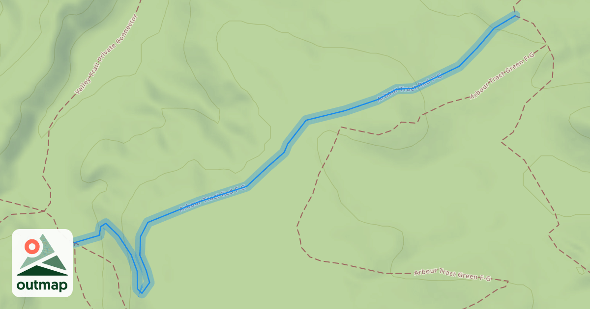 Map of Arbour Tract Red F-G