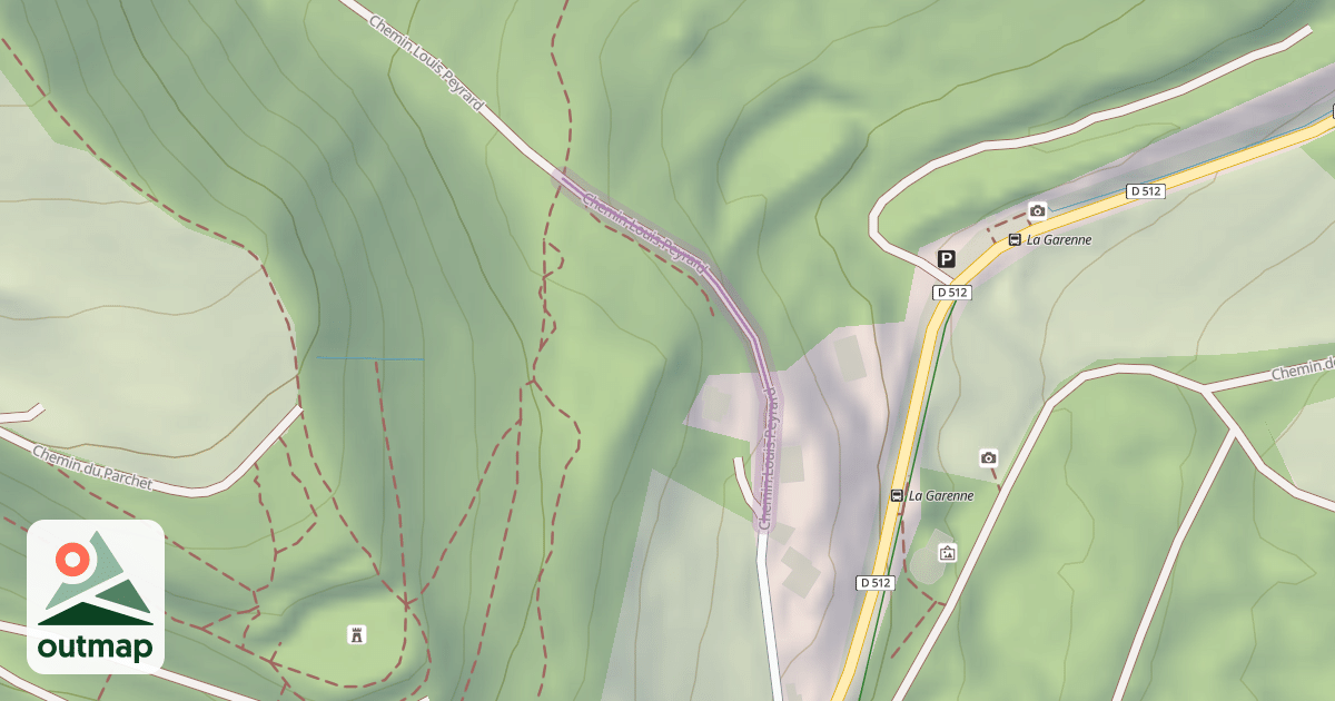 Map of Chemin Louis Peyrard