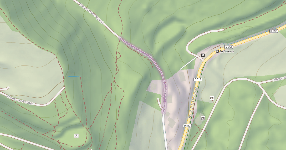 Map preview of Chemin Louis Peyrard