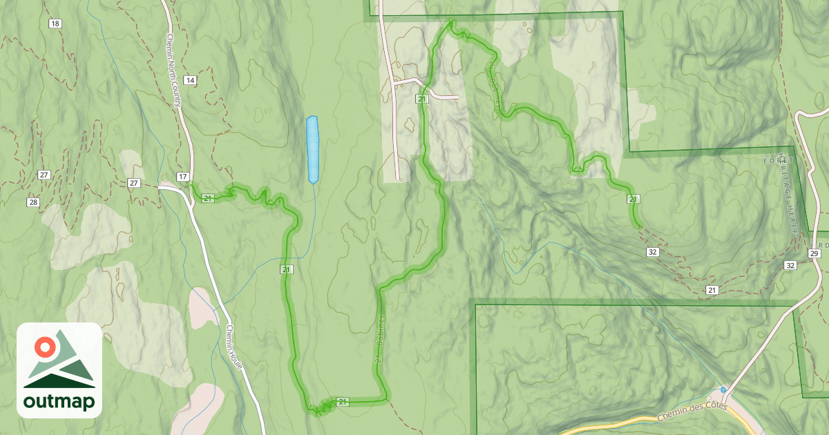 Map of 21 - Bobines