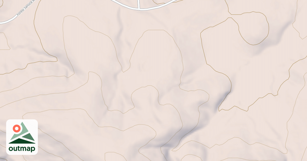 Map of MILL MT SPUR