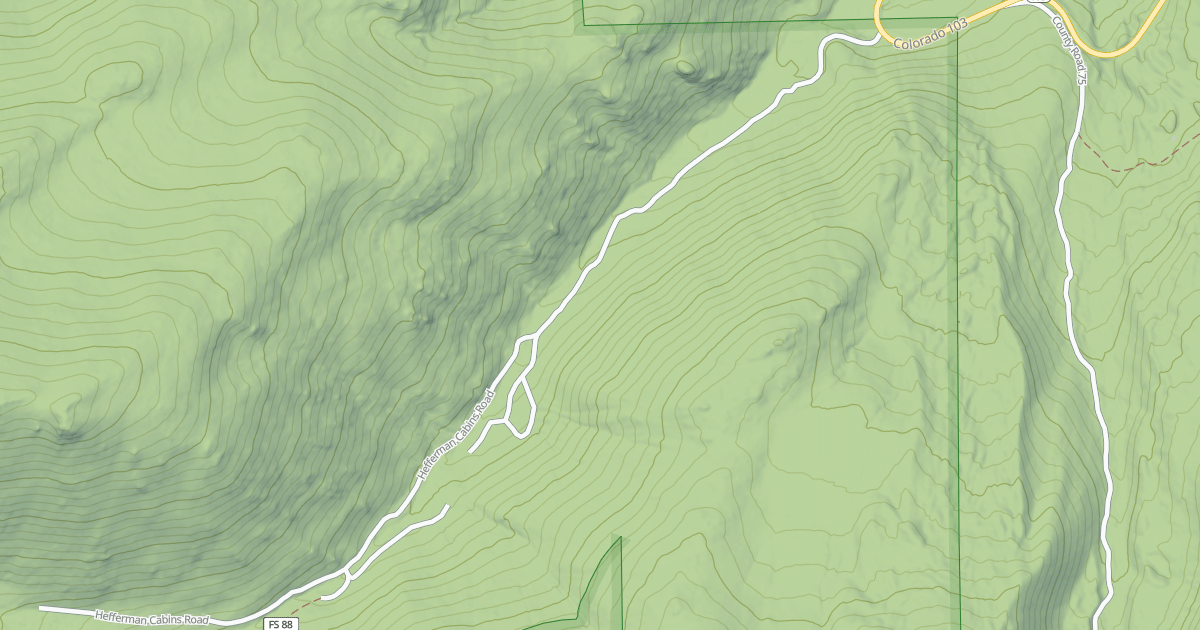 Map preview of HEFFERMAN GULCH