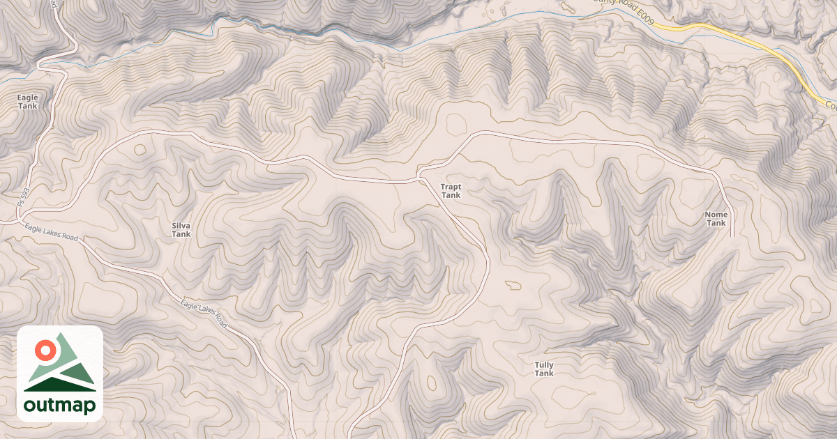 Map of USFS National Forest System Roads {405CB405-2722-4C95-971D-D41F4ADB392F}