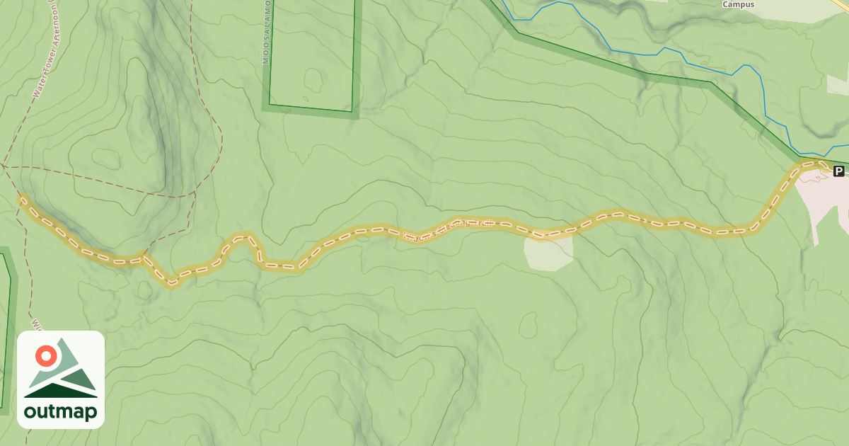 Map of Widow's Clearing Trail
