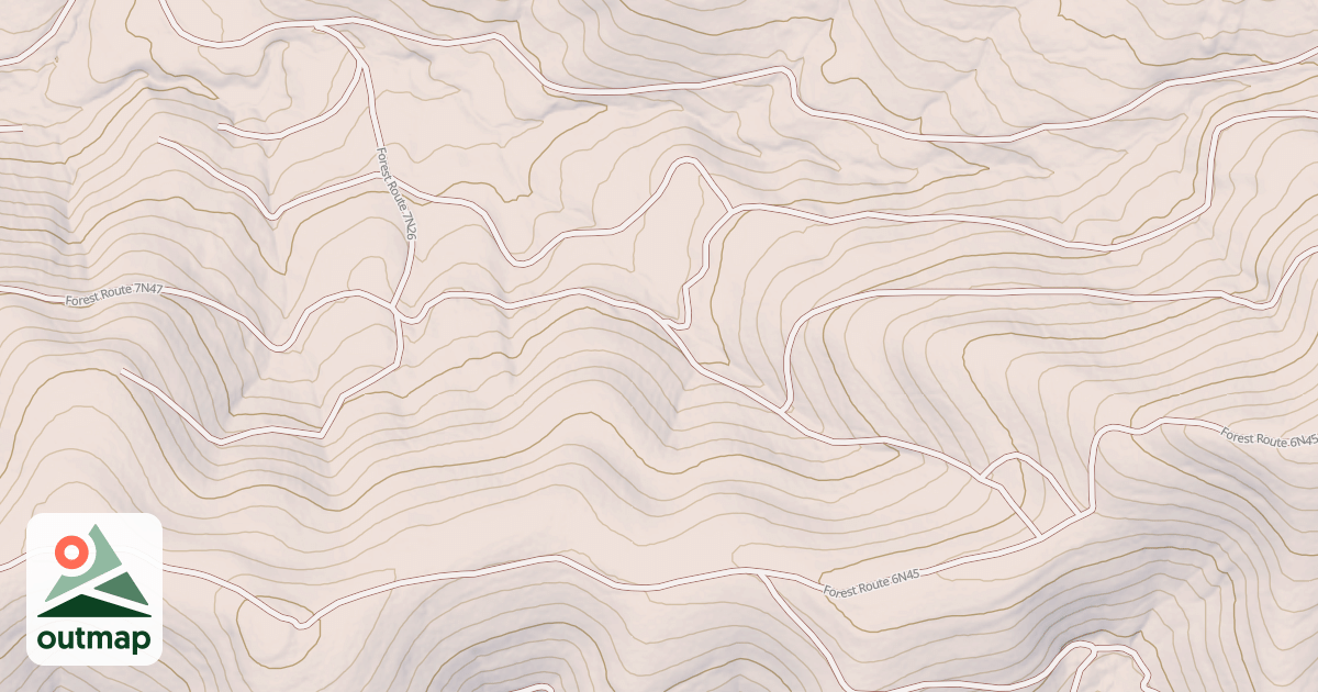 Map of USFS Motor Vehicle Use Map Roads {615362E0-556C-4114-941E-9F267038899F}