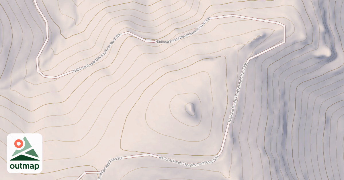 Map of USFS Motor Vehicle Use Map Roads {CE1068B5-FFFF-4532-B4A5-6A0F239CC531}