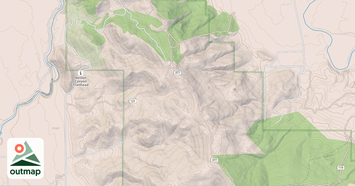 Map of SODA RIDGE
