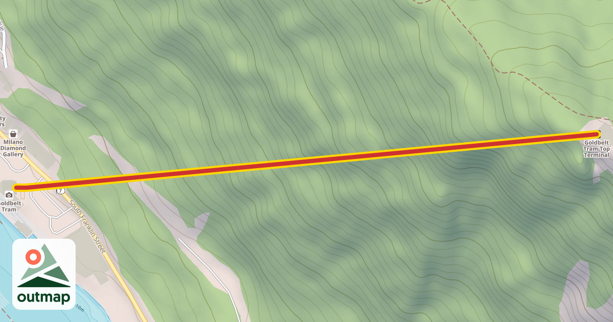 Map of Goldbelt Tram