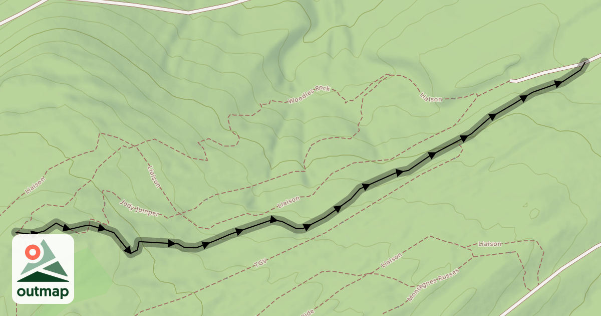 Map of Source de Plaisir