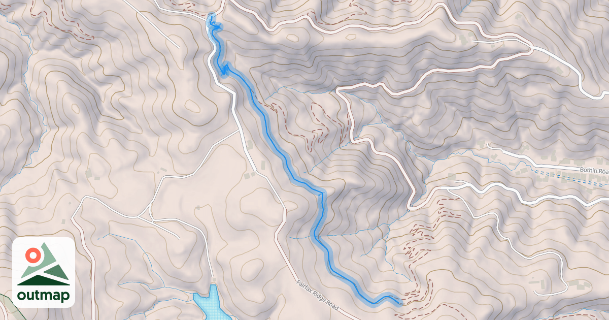 Map of Goldman Trail